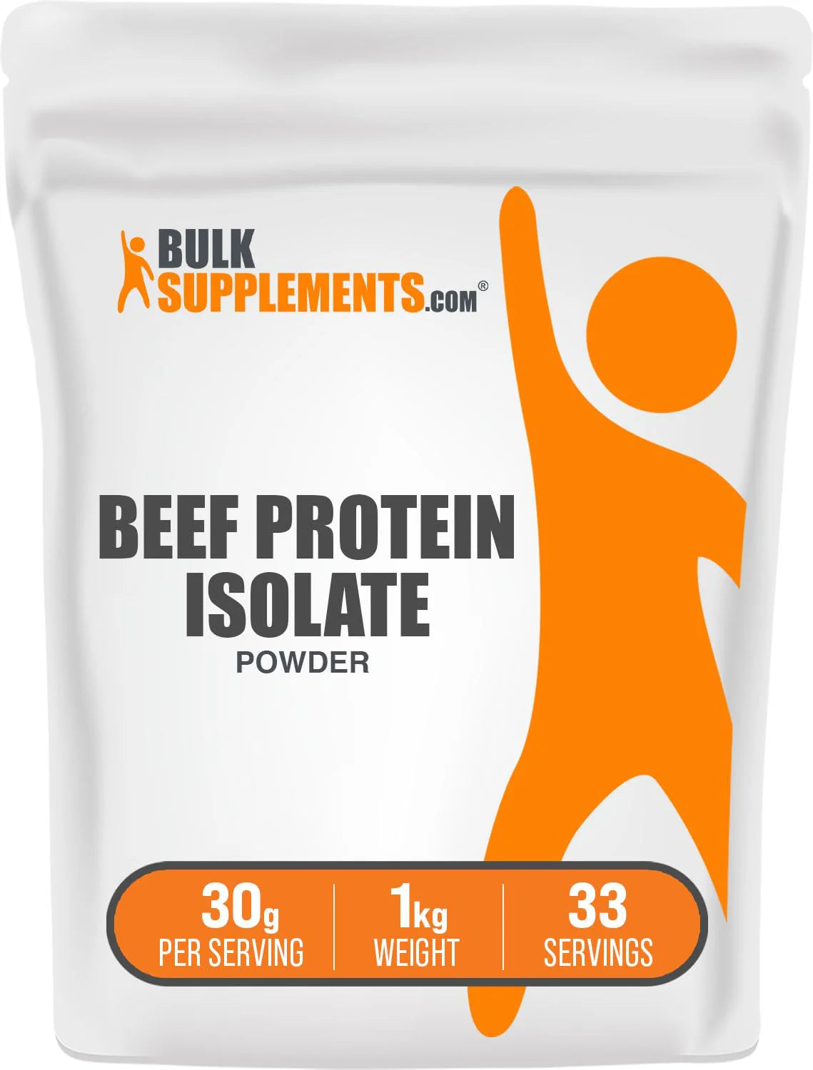 Beef Protein Isolate Powder, No Sugar Added, Gluten Free, 1 Kilogram K323