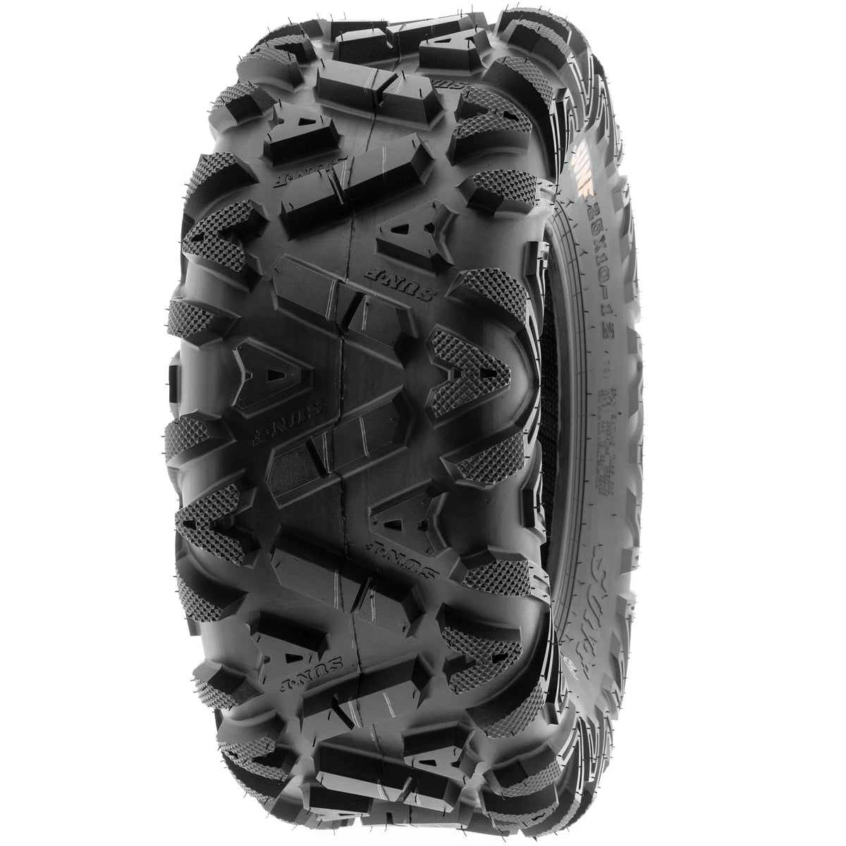 All Terrain ATV UTV Tires 25x10-12 6 PR Pair of 2 X738