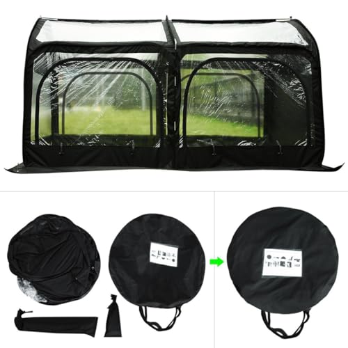 Green 8.2x4.1x4.4 FT Pop-up Greenhouse I3580