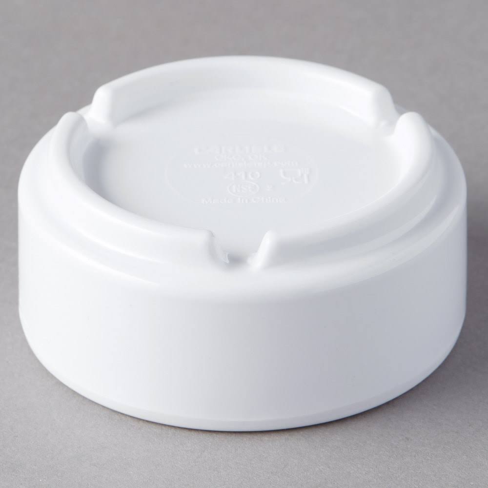 White Melamine 2 oz Straight Sided Ramekin T2477