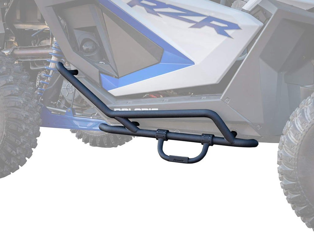 Heavy Duty Nerf Bars with Step, Wrinkle Black Powder-Coat Finish, Bolt-on C91374