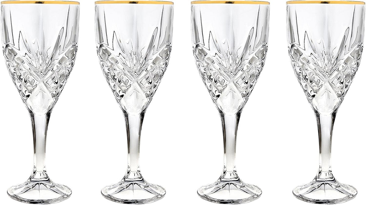 9oz Stemmed Wine Glasses Set of 4 J7300