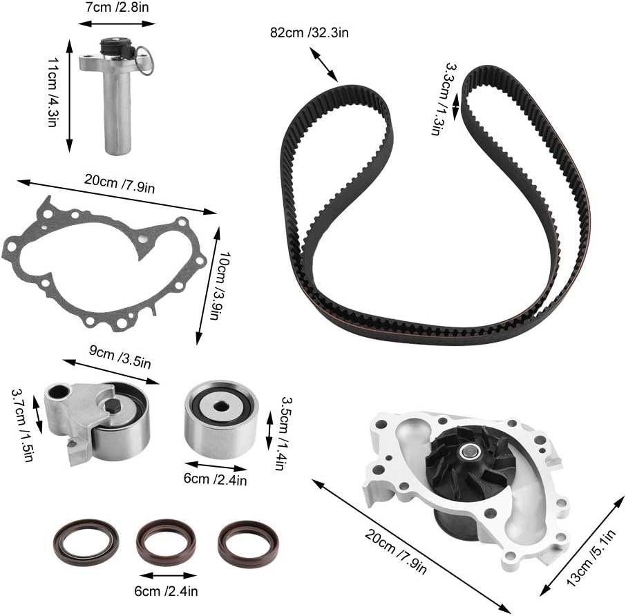 Timing Belt Water Pump Kit with Valve Cover Gasket N16572