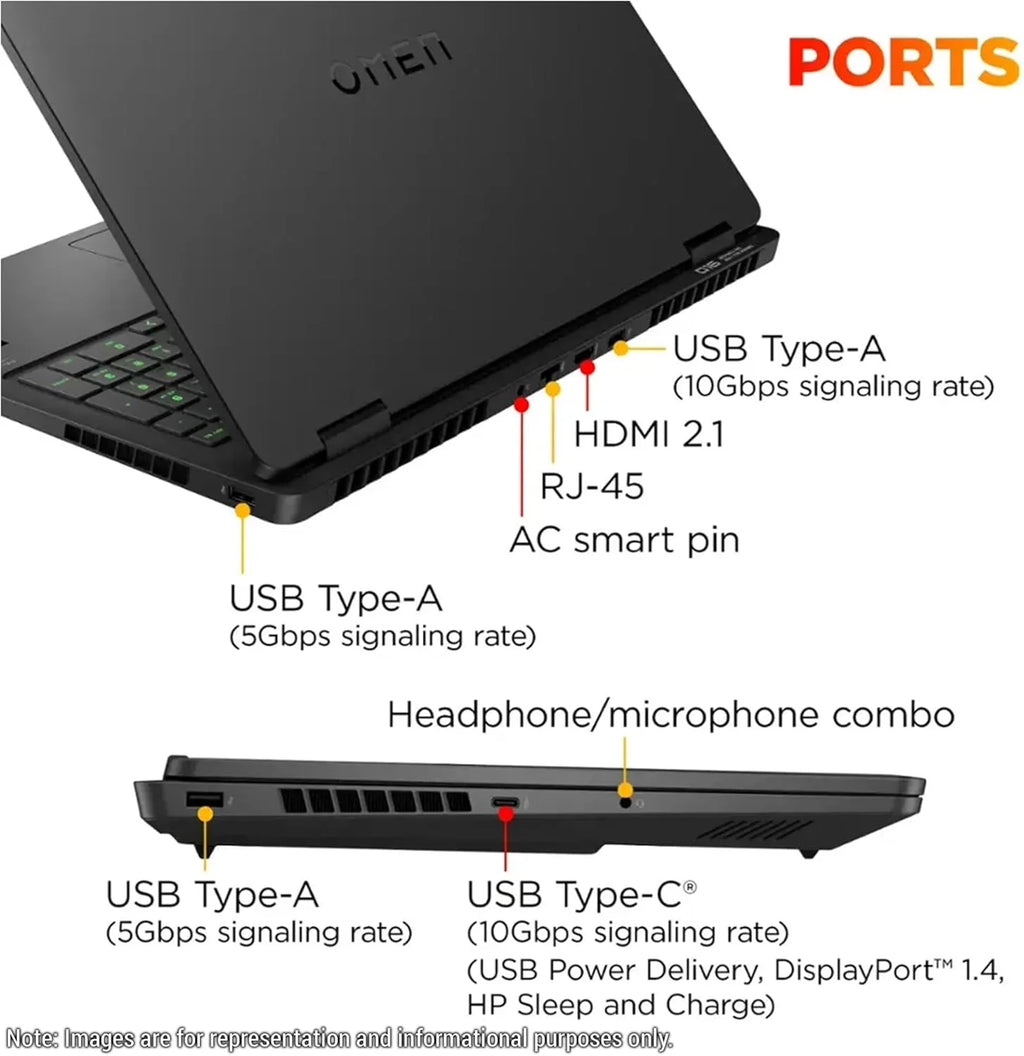 Shadow Black 16" 2K 144Hz Gaming Laptop with AMD Ryzen 9, 64 GB DDR5 RAM, 2 TB PCIe SSD, RTX 5060 U513152