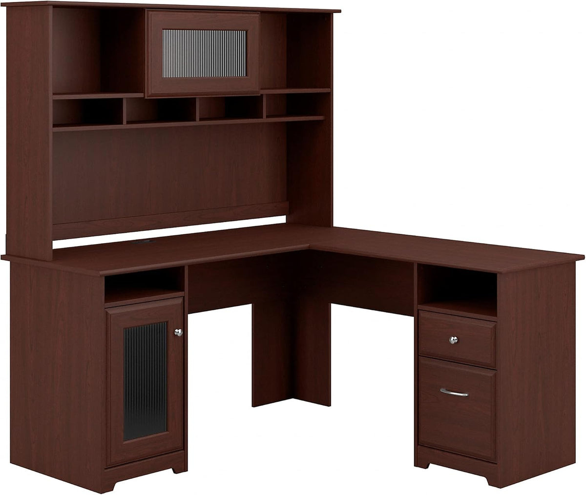 L Shaped Desk with Hutch C670447