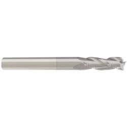 3/4x22 x 4x22 x 1-1/2x22 Square End Mill, 3 Flute, 30 Degrees Helix, Solid Carbide O7227