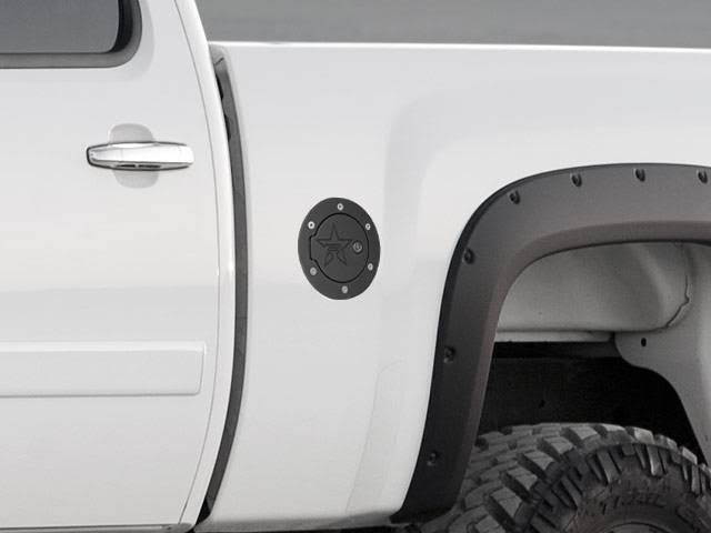 Black Locking Fuel Door Z7499