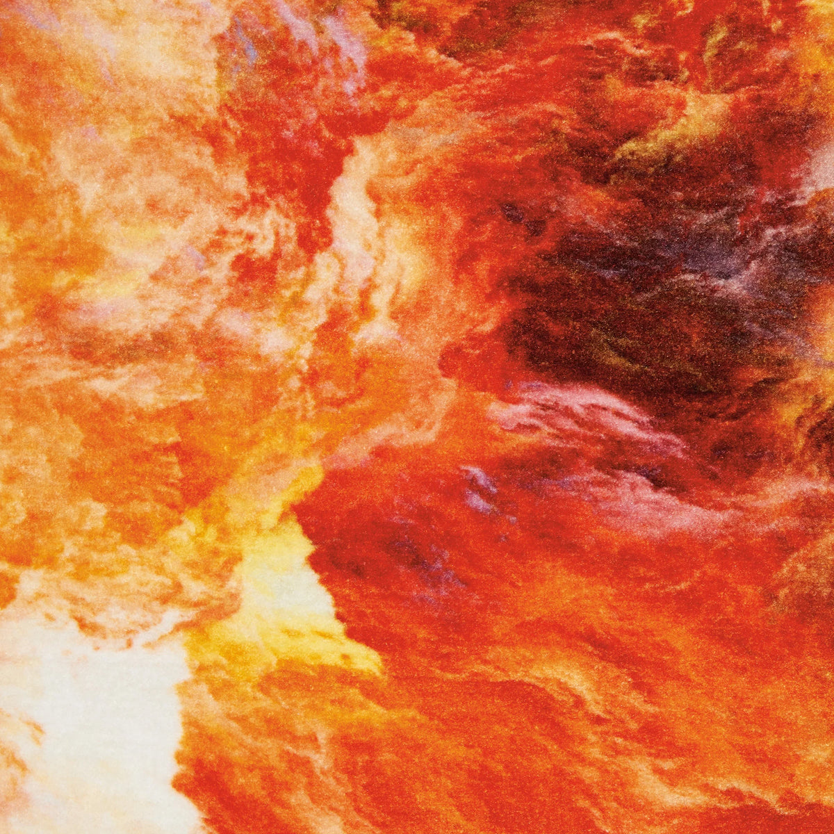 Abstract Red Flame Area Rug R67098