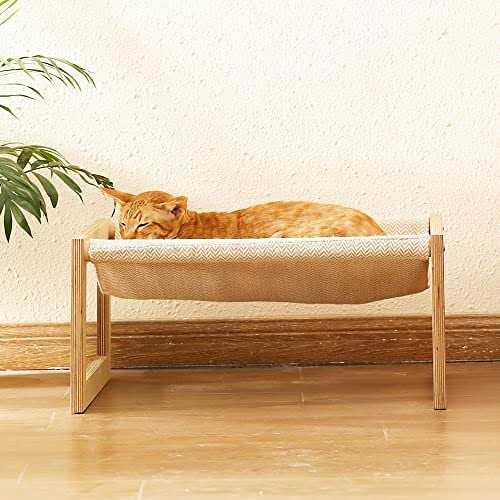 Large Breathable Wooden Cat Bed D203