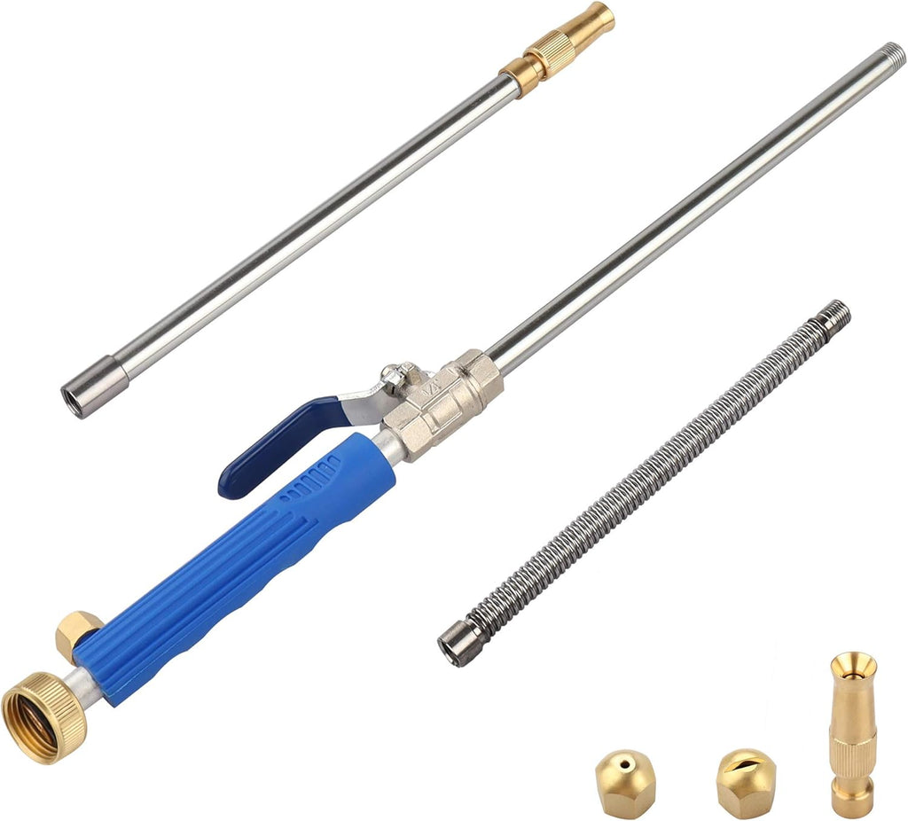 Blue Pack of 2 Power Washer Sprayer Wand with Flexible Hose Nozzle Q791