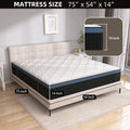 14 inch Full Hybrid Mattress with Gel Memory Foam L1088