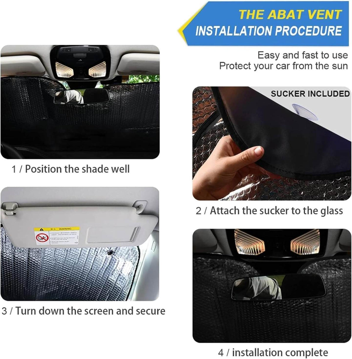 Windshield Sun Shade 55×27.6in C693710