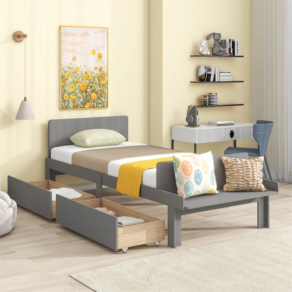 Queen Size Tufted Upholstered Bed Frame N680