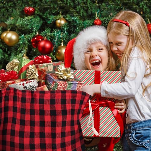 35''x55'' Jumbo Christmas Drawstring Gift Bags U192307