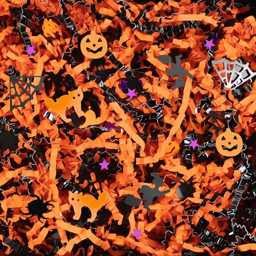 1 LB Christmas Crinkle Cut Paper Shred Filler B7606