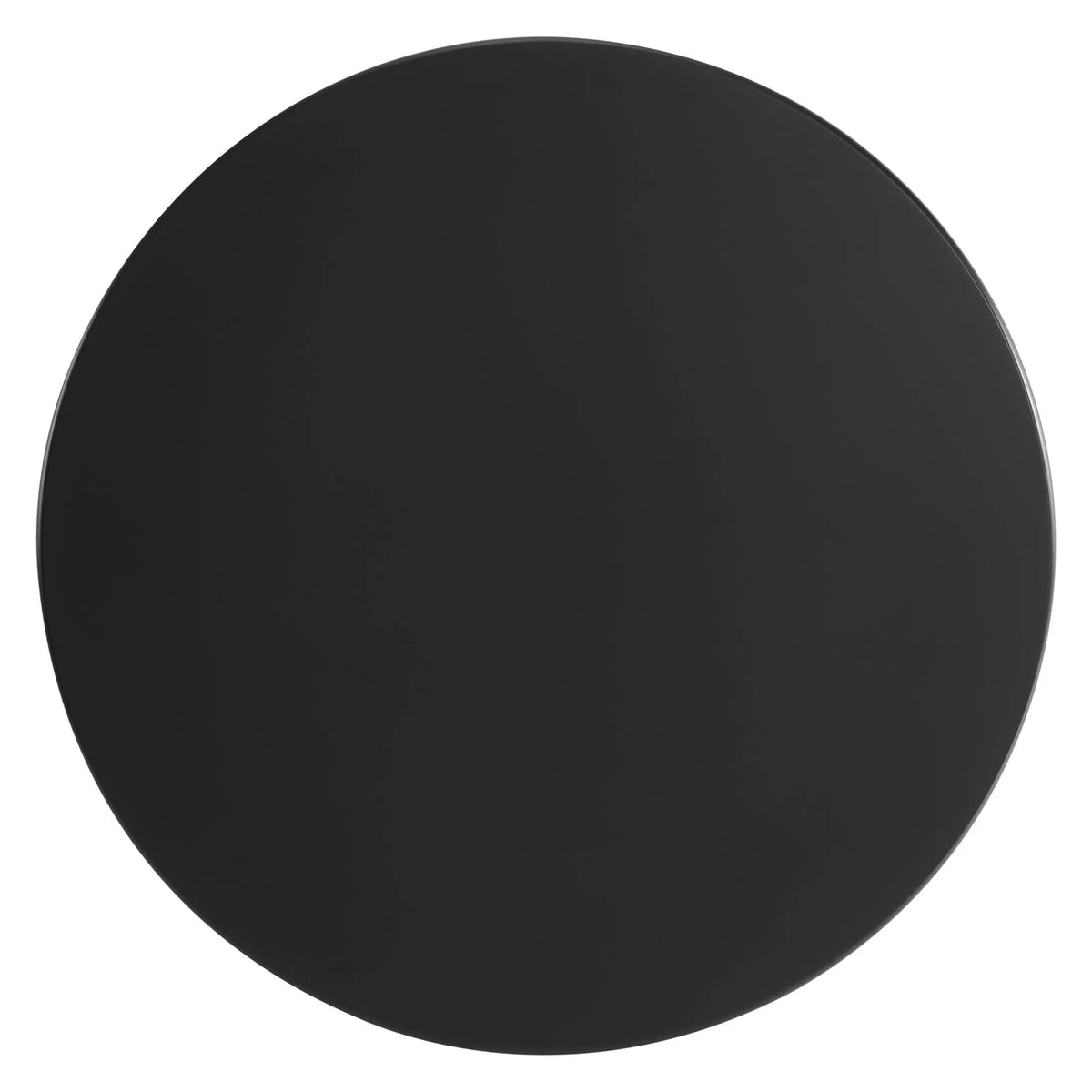 Black Round Wood Dining Table F4571