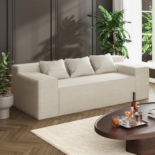 Grey Loveseat with 2 Pillows G908195