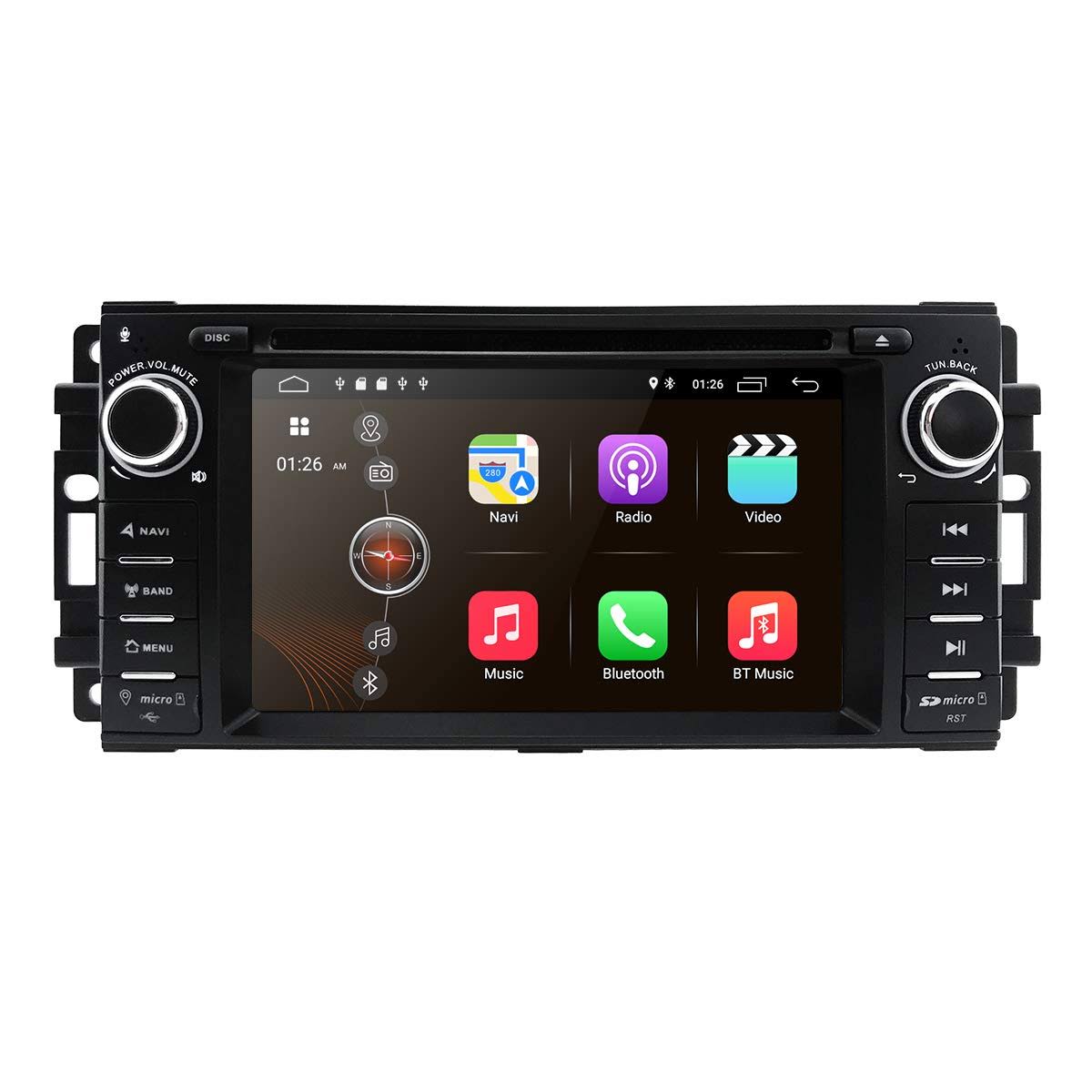 In Dash Car Stereo CD DVD Player D980
