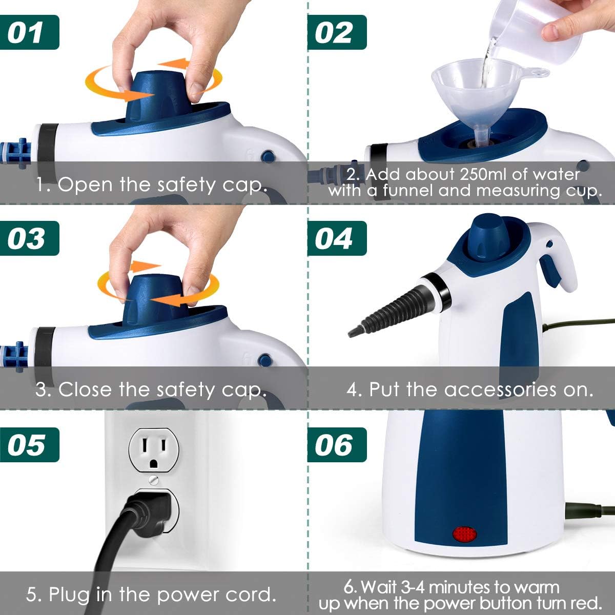 Handheld Steam Cleaner Pack of 2 P26114