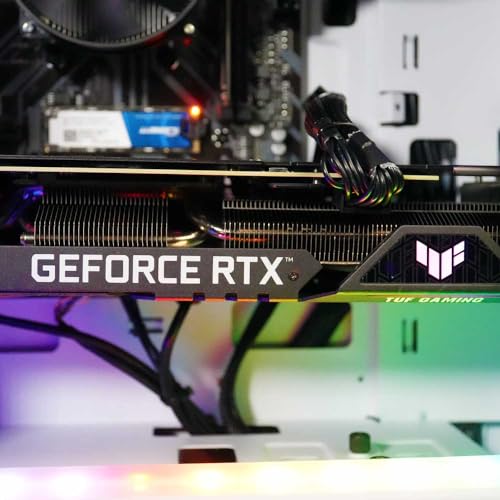 White Gaming PC Desktop Computer A49701