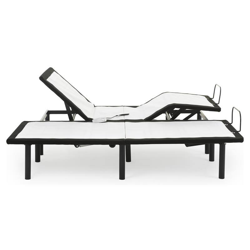 Adjustable Cal King Split Bed Base in Black C978