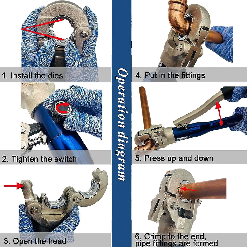 Copper Press Tool Pipe Crimping Tool V899787