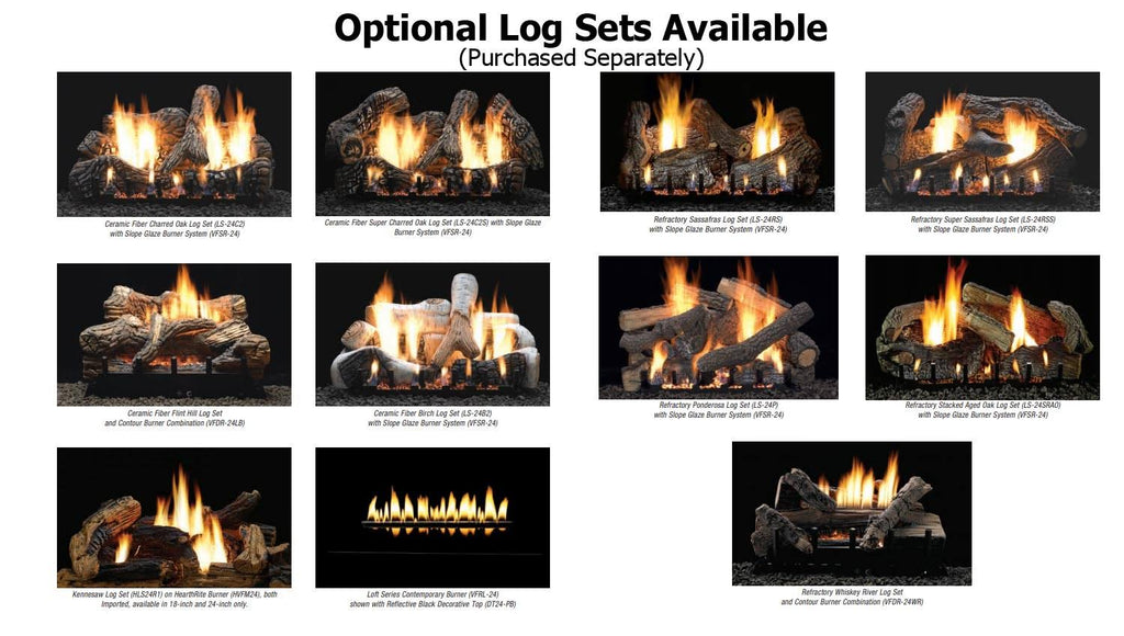 Vent-Free Louvered GAS Firebox E110604