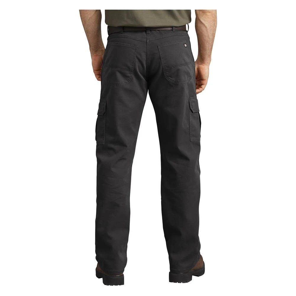 Stonewashed Black Cargo Pants W2945