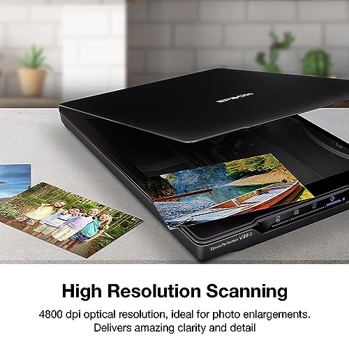 Black Flatbed Scanner 4800 dpi Optical Resolution G62549
