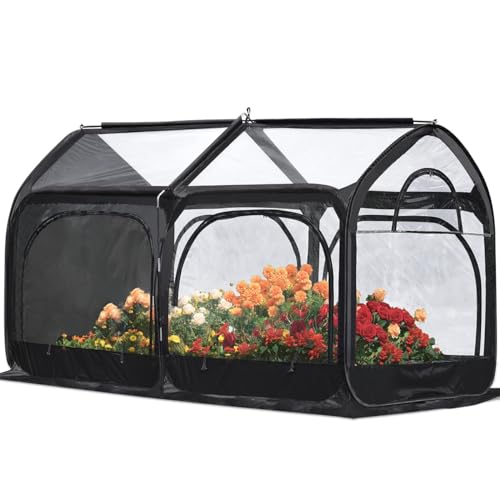 Green 8.2x4.1x4.4 FT Pop-up Greenhouse I3580