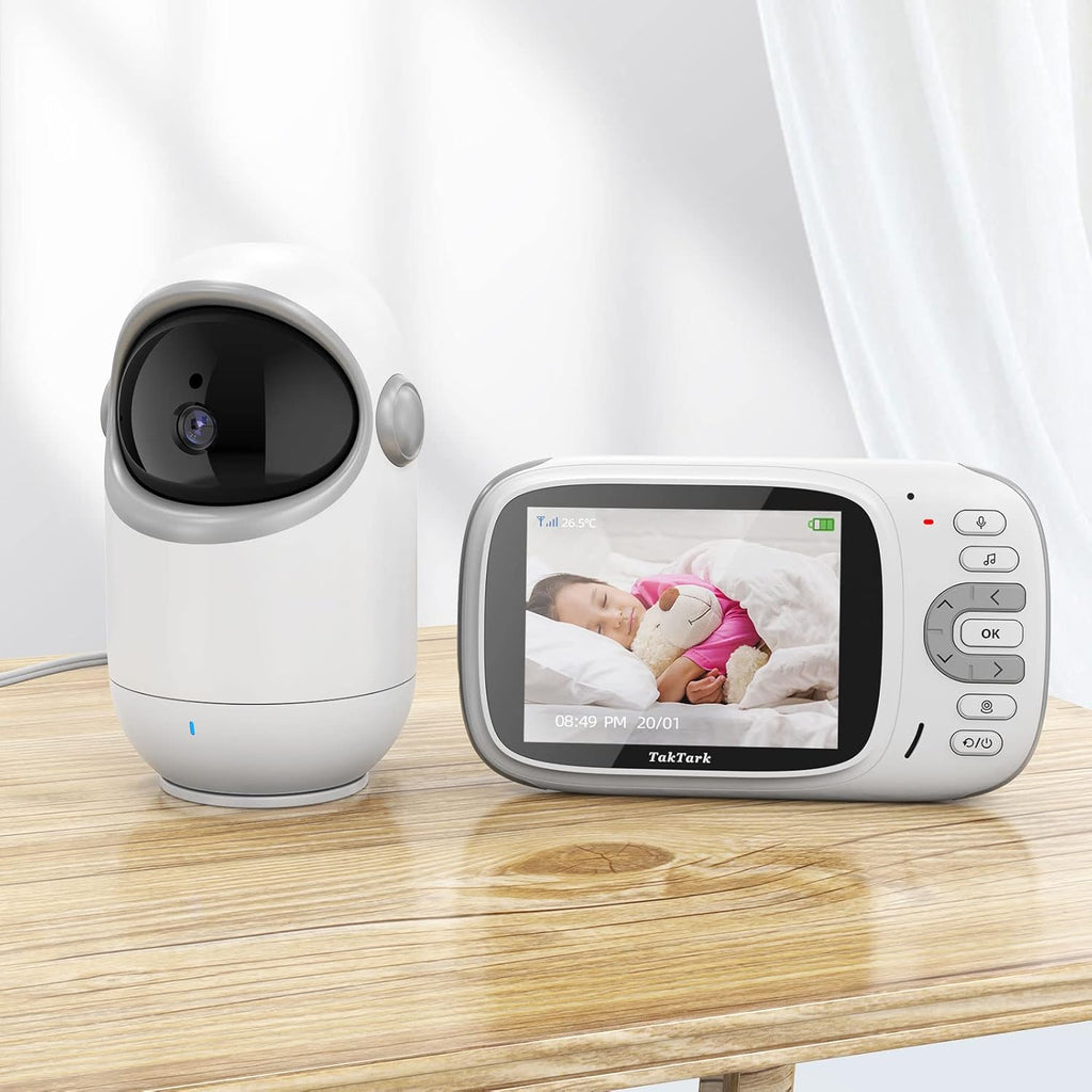 Video Baby Monitor with Camera and Audio, Two-Way Audio, Night Vision F922