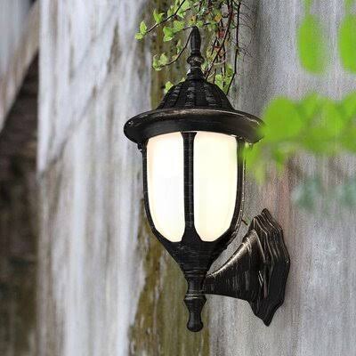 Black Outdoor Wall Lantern N316445