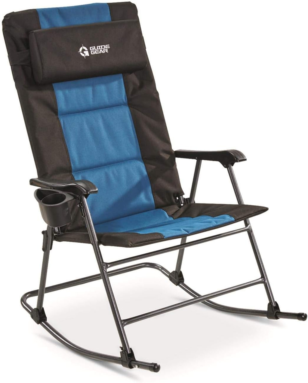 Oversized Rocking Camp Chair 500-lb. Capacity Blue/Black J40579