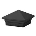 Flat Black Decorative Post Cap A240074