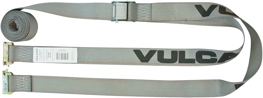 Logistic Strap for E Track, Cam Buckle - 16 Foot, 6 Pack - Gray P505