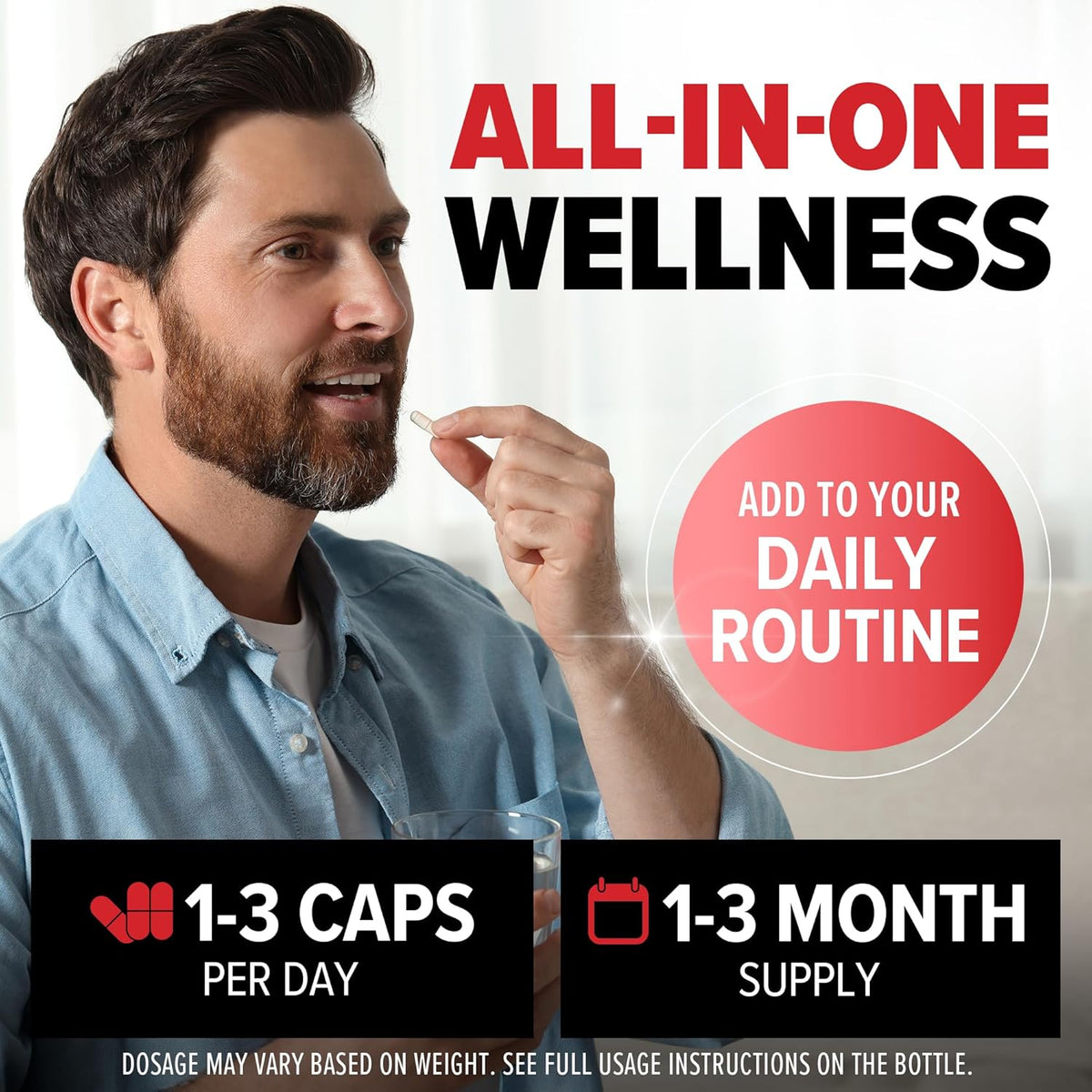 90 Capsules Multivitamin with B Complex, Magnesium, Zinc X66358