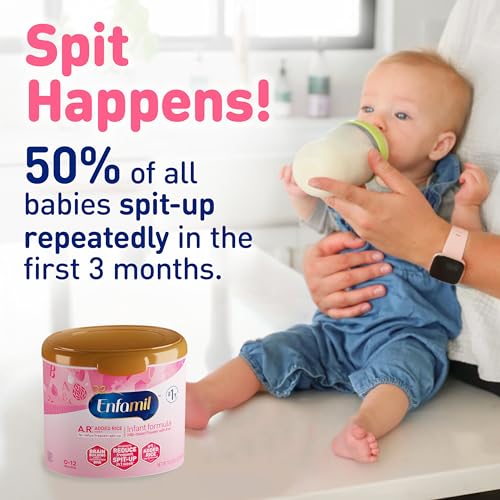Baby Formula, Added Rice Starch, DHA, Probiotics, 30.4 Oz Box, 4 Count X45262
