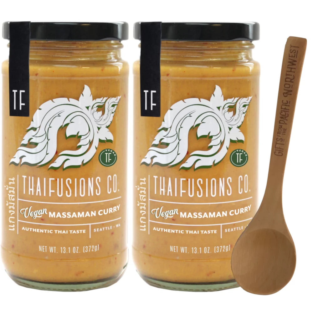 Thai Massaman Vegan Curry Sauce 13.1 Oz Jar (Pack of 2) Y659791