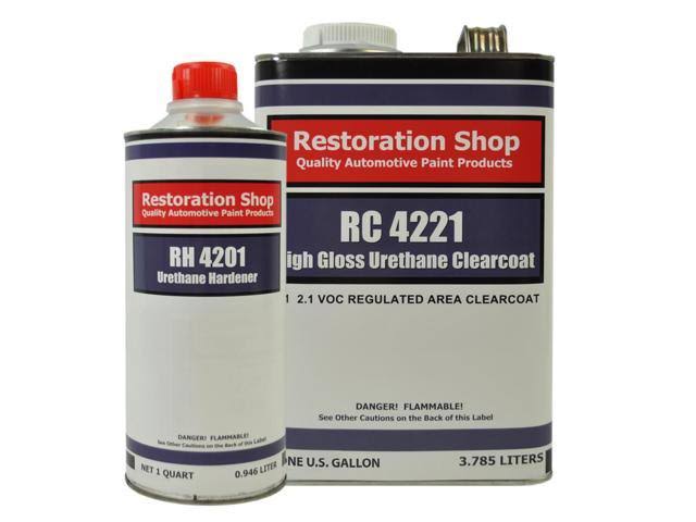 Silver Slow Gallon Auto Paint Kit Urethane Basecoat Clearcoat E33684