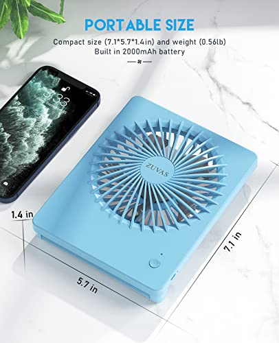 Black Rechargeable Portable Desk Fan A783