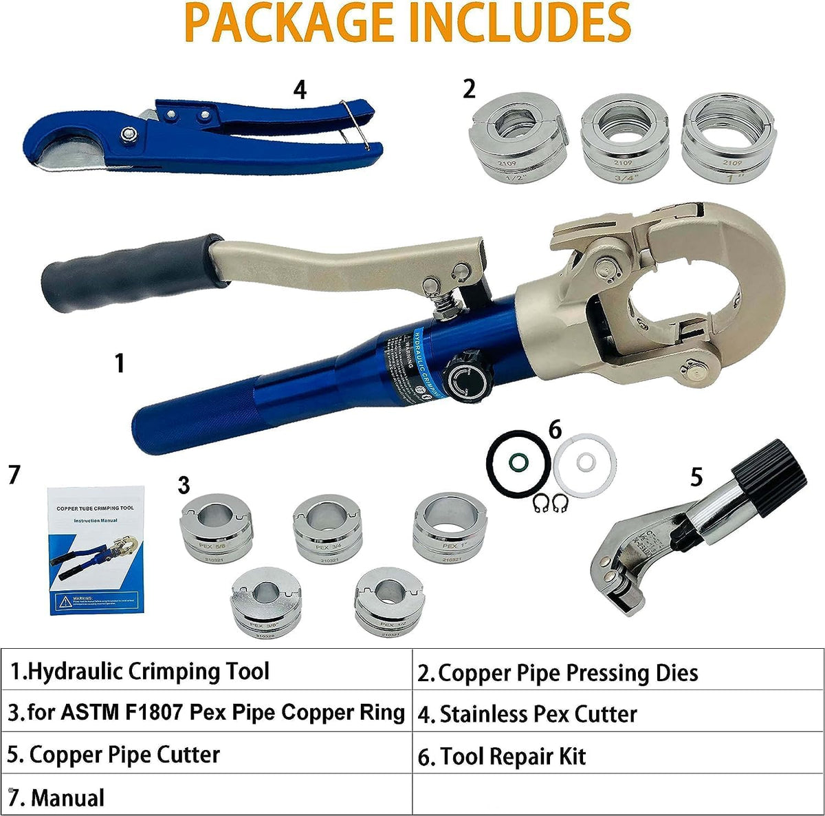 Copper Press Tool Pipe Crimping Tool V899787