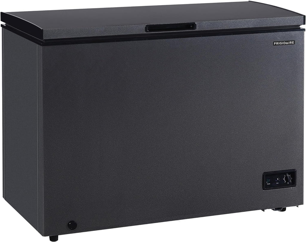 Chest Deep Freezer, 10 Cu. Ft. Capacity, Removable Vinyl Coated Wire Basket D818