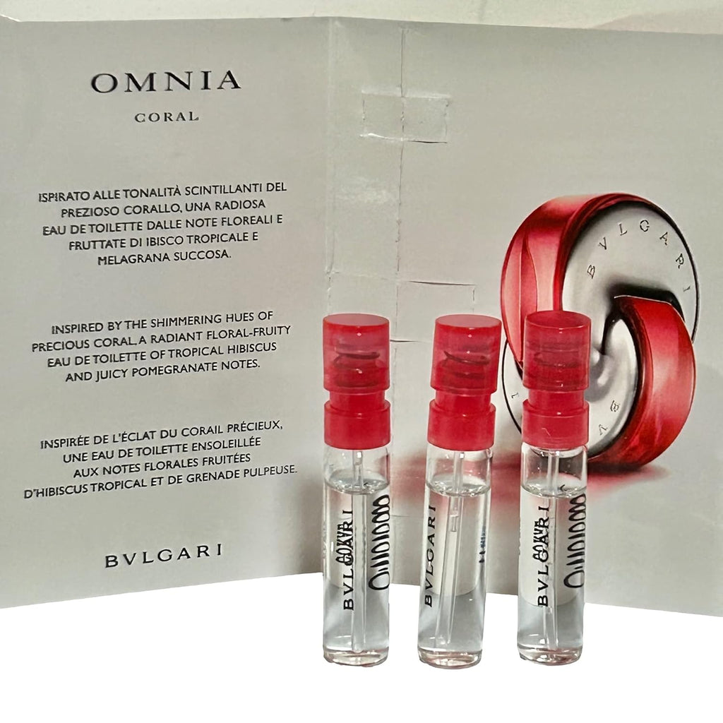 1.5 ml / 0.05 Fl Oz Eau De Toilette Spray Sample Vials (Pack of 3) Y6380