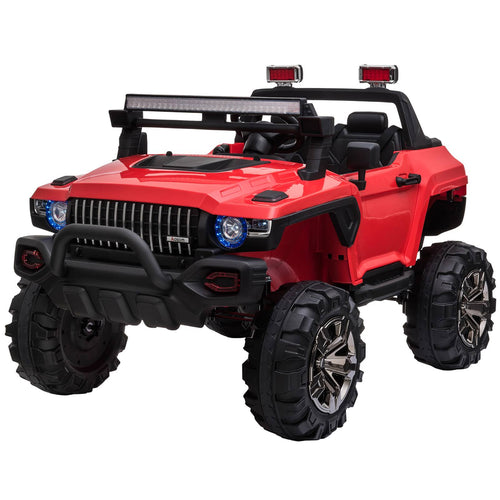12V Kids Electric 2-Seater Ride on Police Car SUV Truck R570365