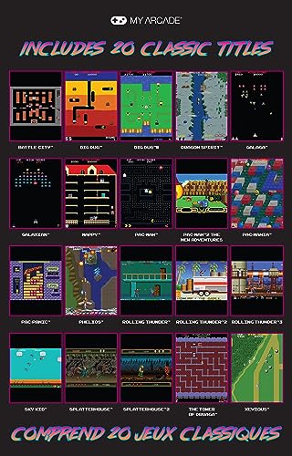 10 Inch Mini Arcade Machine Cabinet with 35 Retro Games N52300