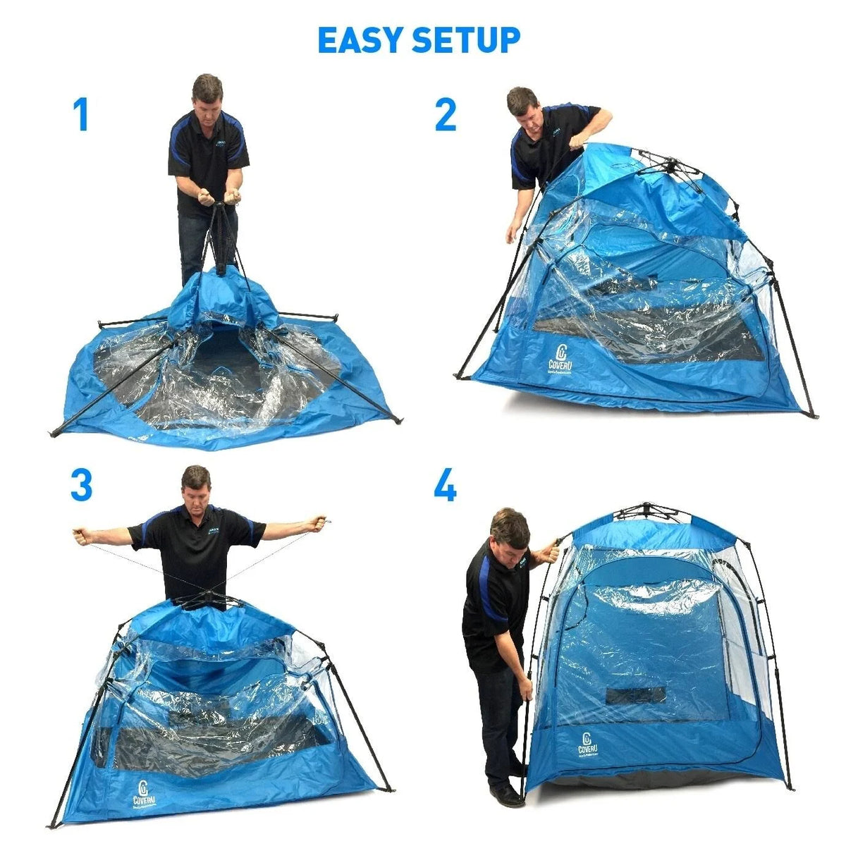 2 Person Weather Tent Pod (Blue) M930