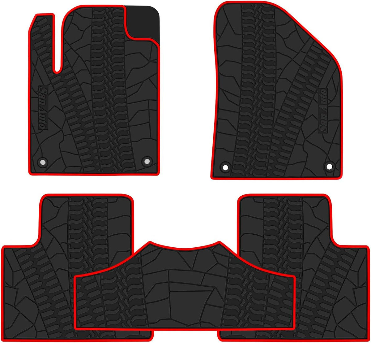 Custom Fit Black Rubber Cargo Liners D219134