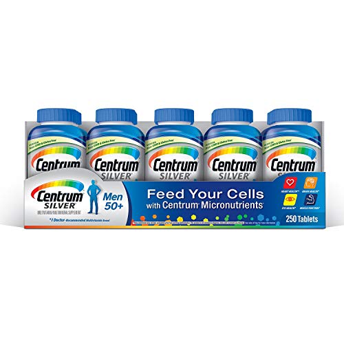 250 Count Multivitamin Supplement for Men 50 Plus N495