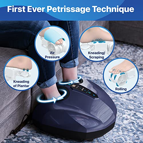 Foot Massager Machine with Deep-Kneading, Compression, Shiatsu, and Heat B83892