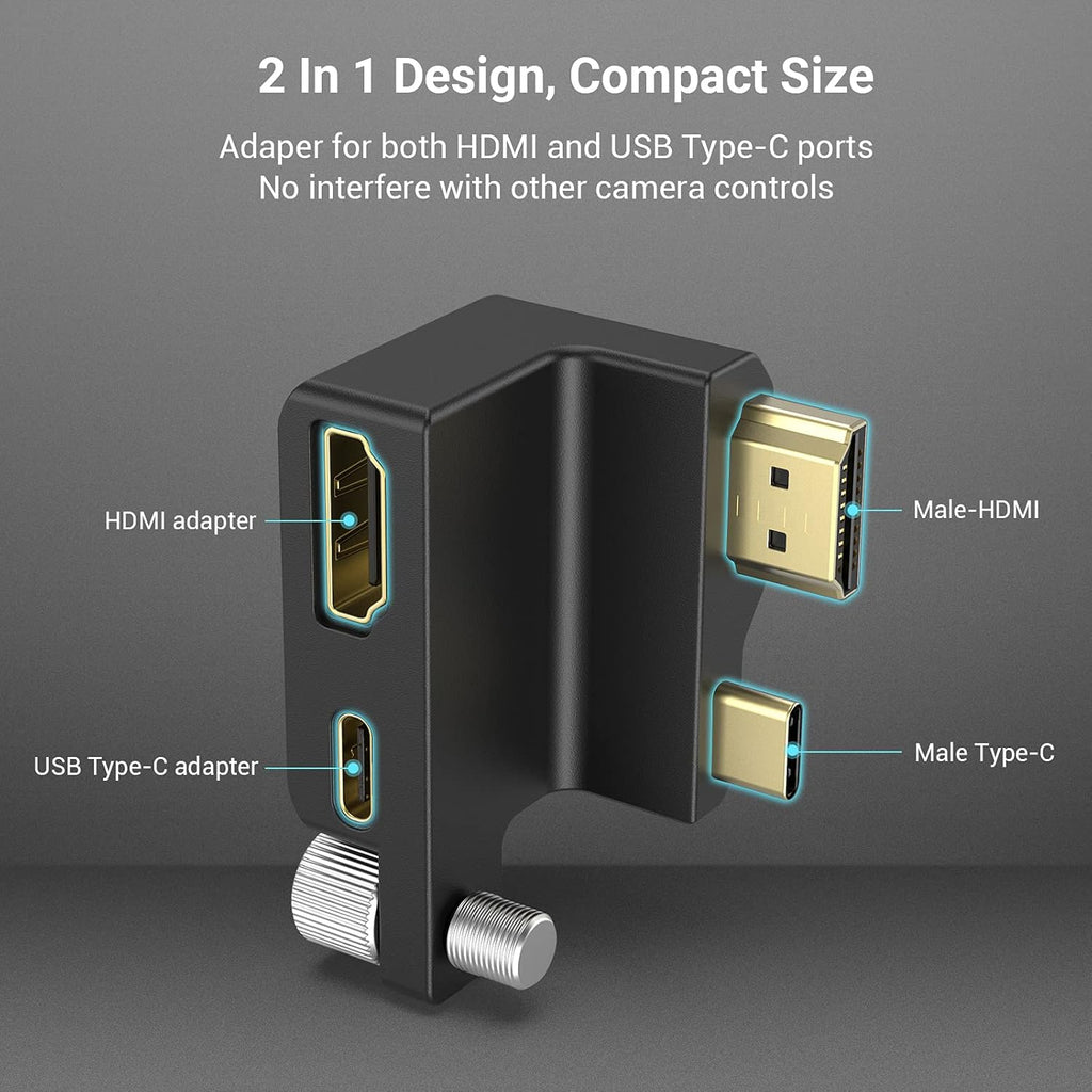 HDMI & USB-C Right-Angle Adapter Z587126